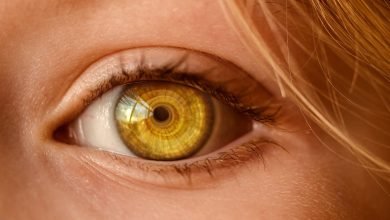 close up of human eye